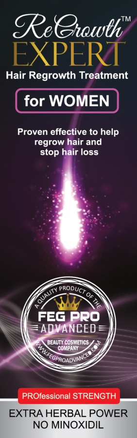 Hair ReGrowth Expert від Feg Pro Advanced — спрей для росту волосся — для жінок