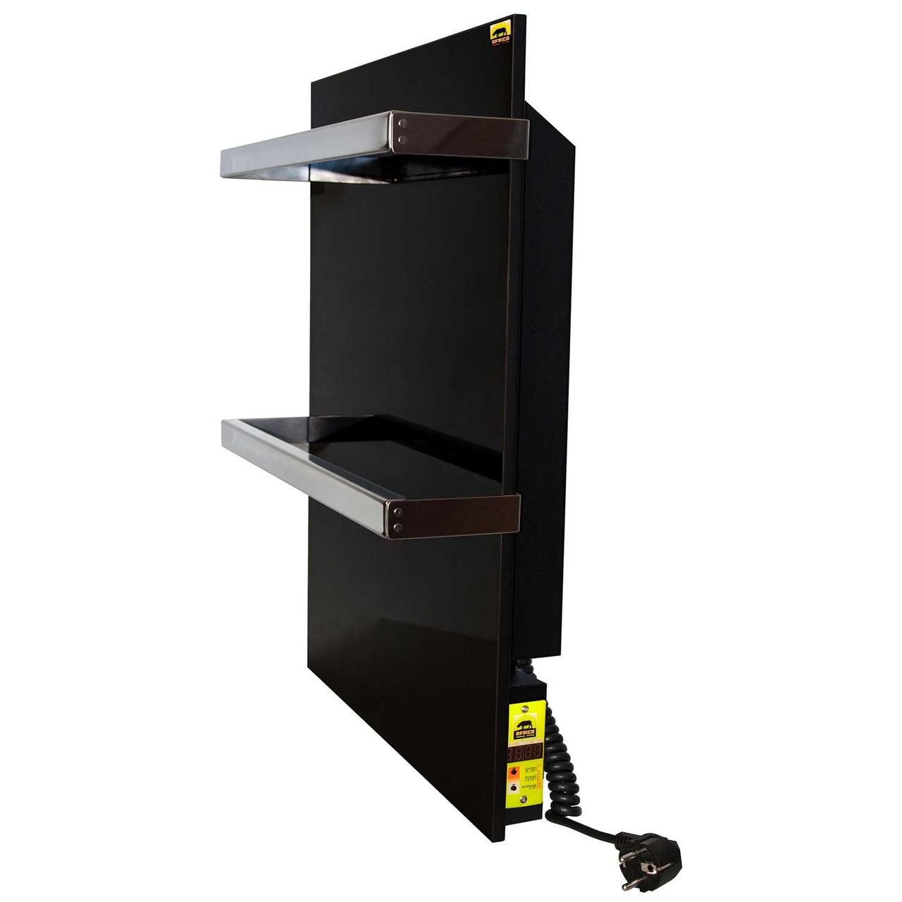 Рушникосушка керамічна Africa Kolibri-X2 (графітова) з програматором, фото 1