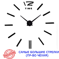 3D-Часы 130 см Najlepsi Cas (Чехия) Палочки [Металл, пластик] настенные большие часы наклейки Черный