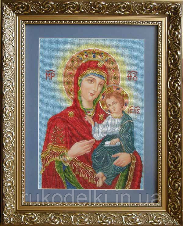 Бородінець-Одигритія (Виникова пара велика) Канва з нанесеним малюнком для вишивання бісером Солес