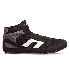 Борцовки замшеві Cobra YX-2617B розмір 36 Black-White-Grey