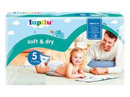 Подгузники Lupilu Premium Soft&Dry 5 (11-25 кг), 44 шт