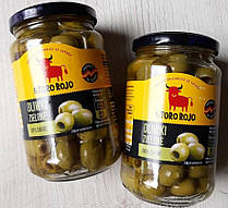 Оливки El Toro Rojo зелені без кісточки Oliwki Zielone Drylowane 340 г Іспанія