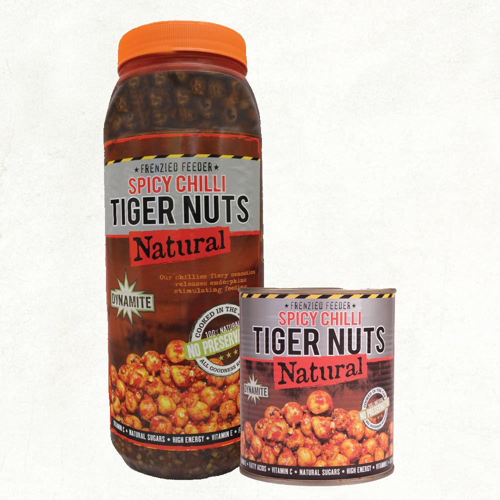 Тигрові горіхи з чилі Dynamite Baits Frenzied Feeder Chilli Tiger Nuts 2.5 кг