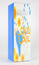 Moschino Cheap & Chic I Love Love Туалетна вода 100 ml (Москіно Мошино Чіп Енд Шип Ай Лав) Жіночий Парфум, фото 3