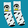 Шкарпетки білі з принтом "Рік и Морті", фото 3