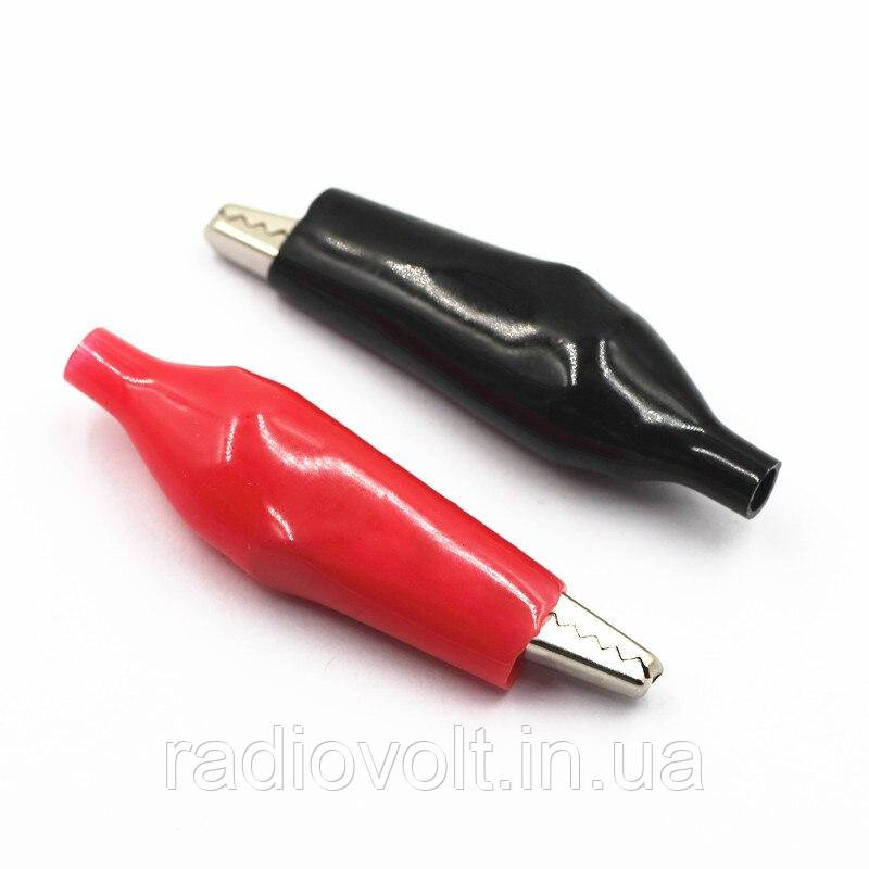 Затискачі типу "крокодил" 28 мм, пара, фото 1