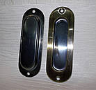 Ручки врізні на роздв. двері 120 х 40 бронза, фото 10