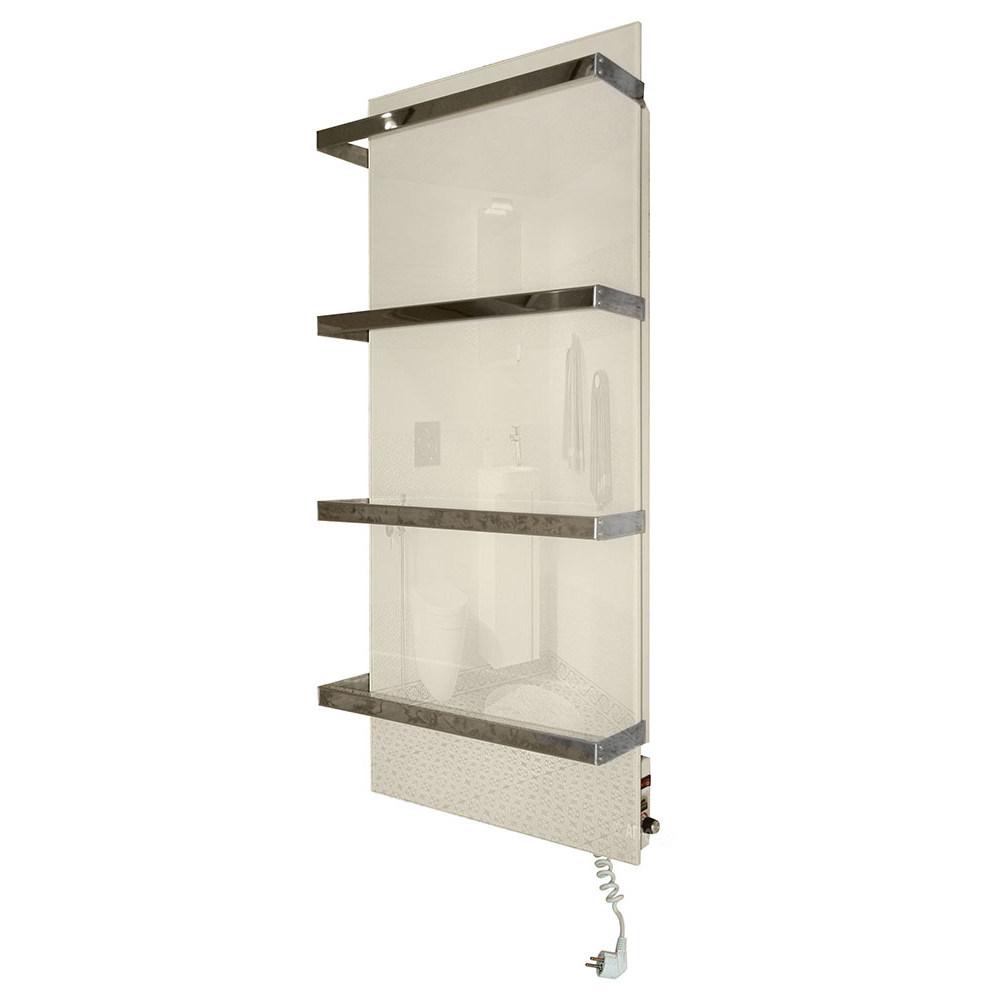 Рушникосушка скло-керамічна Africa Lotos (бежева) з механічним терморегулятором, фото 1