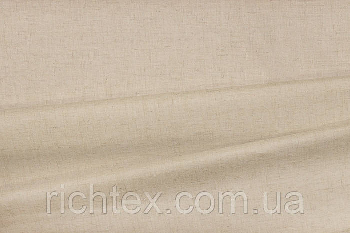 Льон однотонний Бежевий, фото 1