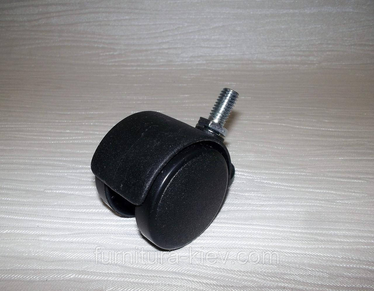Колесо меблеве 40мм різьба М8, фото 1