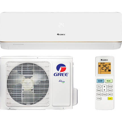 Побутовий інверторний кондиціонер спліт-система Gree GWH24AAD-K6DNA5C Bora Inverter + Wi-Fi, фото 1
