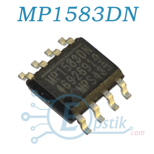 MP1583DN, DC/DC преобразователь от 1.22 до 21В, 3А, 385кГц, SOP8