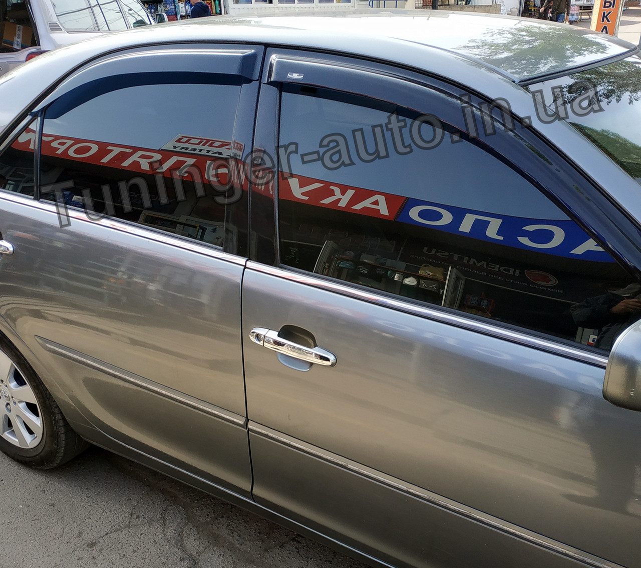 Дефлектори вікон (вітровики) Toyota Camry 30 2002-2006 (Hic)