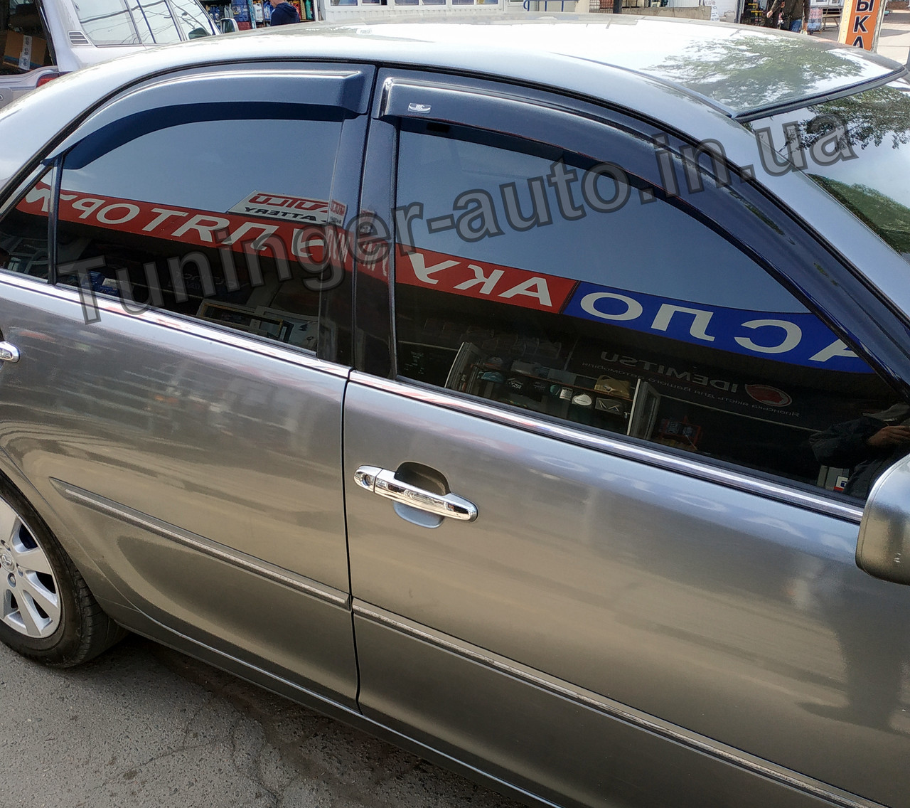 Дефлектори вікон (вітровики) Toyota Camry 30 2001-2006 (Hic)