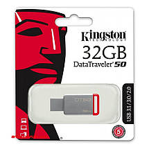 Флеш-пам'ять Usb Kingston DataTraveler 50 DT50/32GB (32GB, Usb 3.1), фото 3