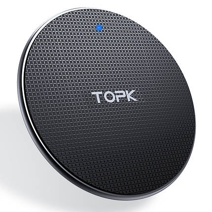 Бездротове зарядний пристрій Topk Wireless Charger B01W (Чорне), фото 2
