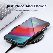 Бездротове зарядний пристрій Topk Wireless Charger B01W (Чорне), фото 2