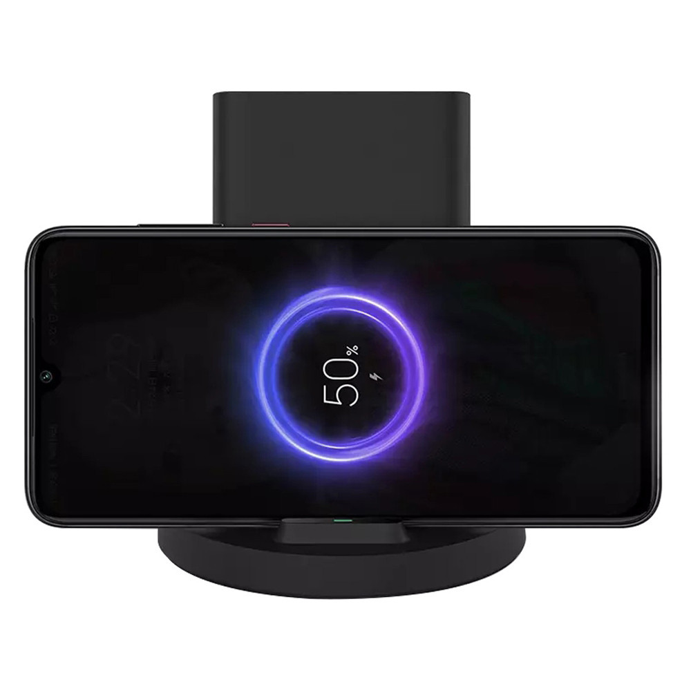 Беспроводное зарядное устройство Xiaomi Mi Wireless Charger 20W WPC02ZM (Черное) - фото 6 - id-p1192463615