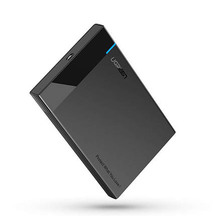 Зовнішній корпус для жорсткого диска Ugreen (HDD/SSD кишеню) SATA 2.5" Type C до USB 3.1 (Чорний), фото 2