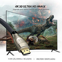 Кабель мультимедійний Ugreen Display Port to Display Port DP107 (Чорний, 1 м), фото 3
