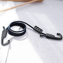 Багатоцільовий еластичний шнур з гачками Baseus Multi Purpose Elastic Clothesline ACTLS-01 (Чорний), фото 2