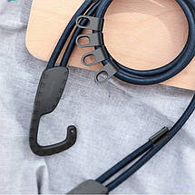 Багатоцільовий еластичний шнур з гачками Baseus Multi Purpose Elastic Clothesline ACTLS-01 (Чорний), фото 3