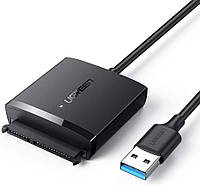 Переходник SATA USB 3.0 для HDD/SSD 2.5" 3.5" Ugreen 60561 (С кабелем питания)