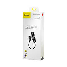 Перехідник для навушників Baseus L42 Lightning — 3.5 mm mini jack / Lightning CALL42-01 (Чорний), фото 3