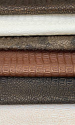 Шкірзам меблевий крокодил коричневий