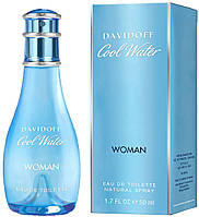 Davidoff Cool Water Woman Туалетна вода 100 ml (Давідофф Кул Ватер Вотер Вумен Вумен) Жіночий Парфум Аромат