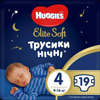 Подгузник Huggies Elite Soft Overnites 4 (9-14 кг) 19 шт (5029053548166)