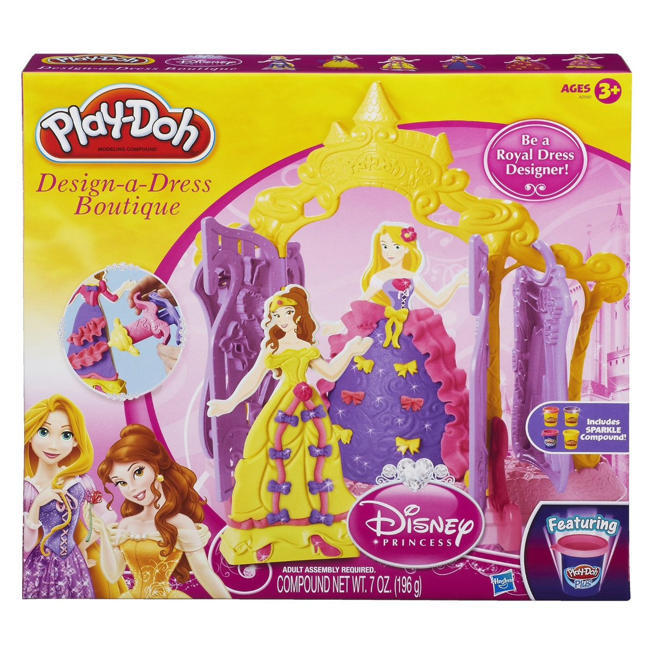 Пластилин Бутик для Принцесс Дисней Play-Doh Disney Princess Design-a-Dress Boutique - фото 1 - id-p159049231