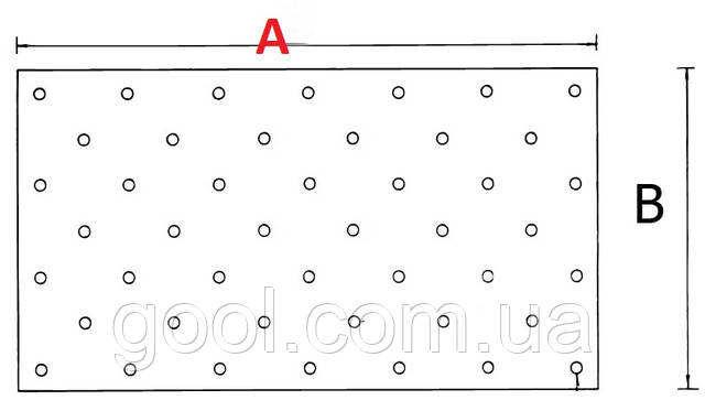 Пластина перфорированная 60х140х2мм металлическая для соединения ...