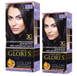 Фарба для волосся 1.1 ісиня — чорний Glori's 50 мл
