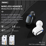 Bluetooth-гарнитура REMAX Totin Wireless Headset RB-T31, черная, фото 8