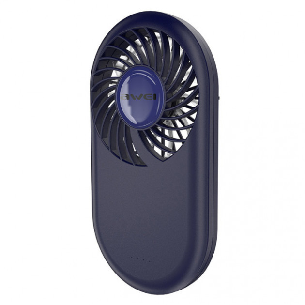 Вентилятор портативної Awei mini slim F3, блакитний