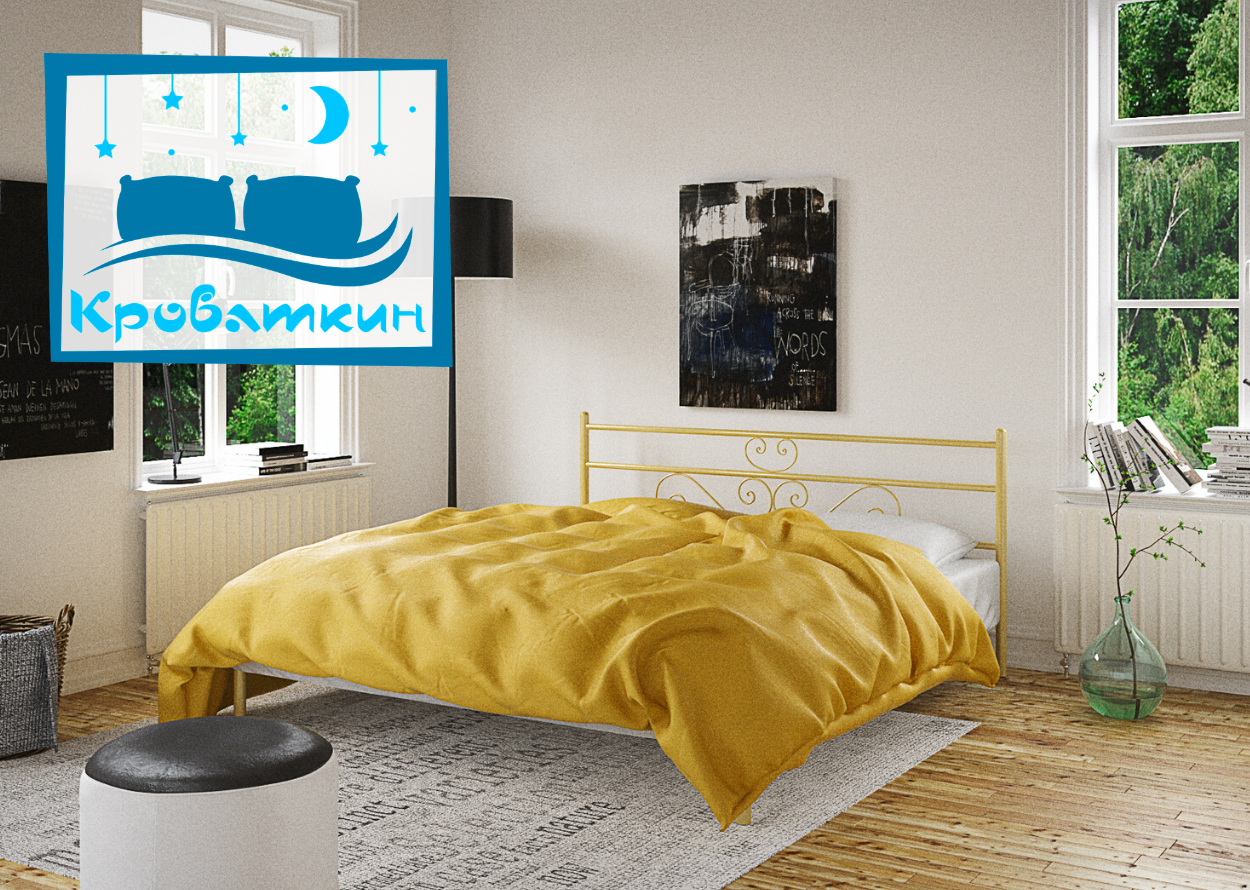 Металеве ліжко Лаванда Тенеро