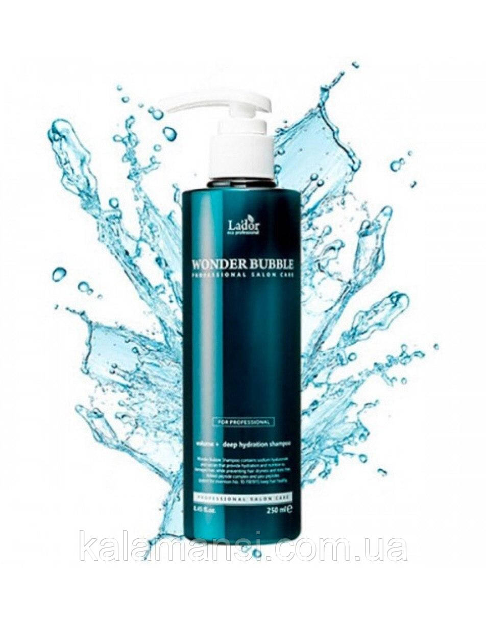 Шампунь із пептидами для зволоження й об'єму Lador Wonder Bubble Shampoo 250 мл