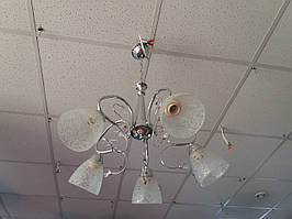 Люстра на 5 п'ять плафонів 1288