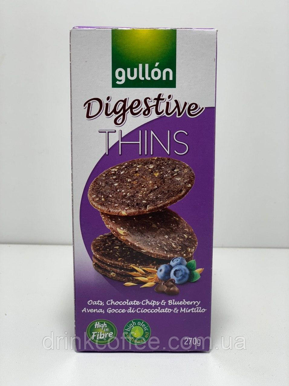 Печиво Gullon Digestive Thins з лохою Іспанія 270г