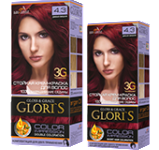 Фарба для волосся 4.3 дика вишня Glori's 50 мл
