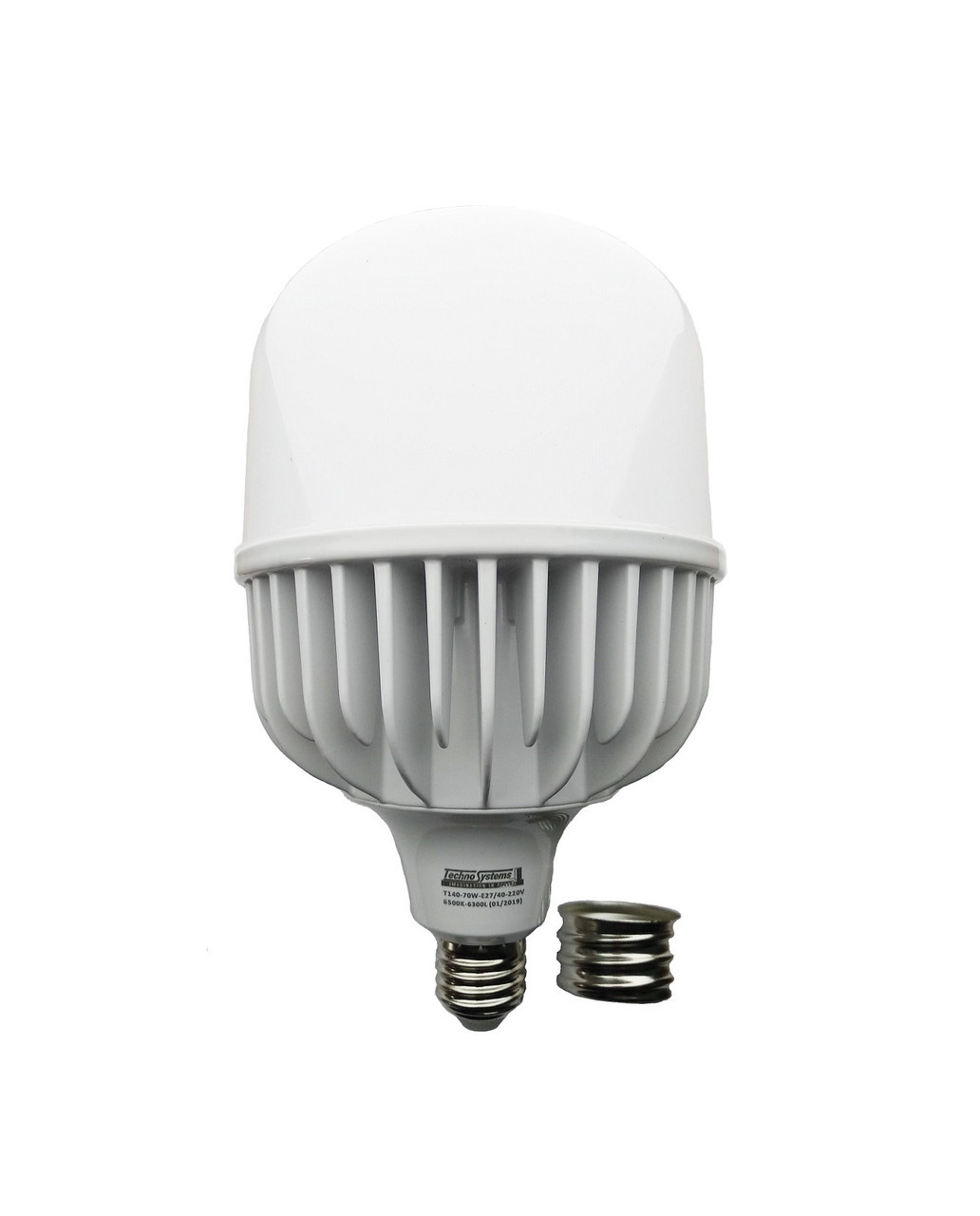 Лампа світлодіодна LED Bulb-T120-60W-E27-E40-220V-4000K-5400L ALUM TNSy5000512