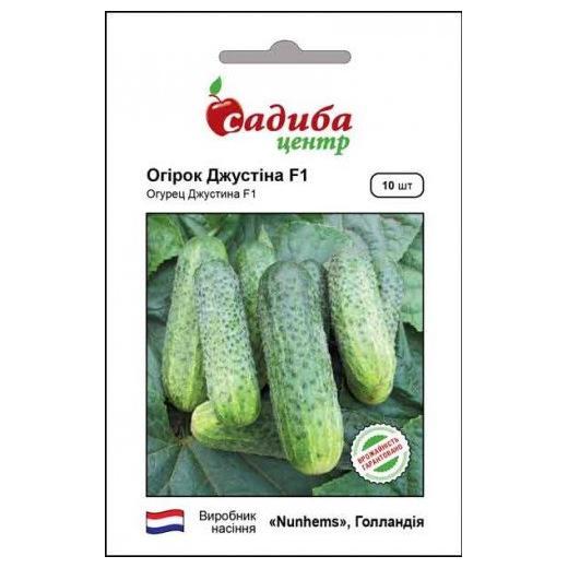 Насіння огірка Джустина F1, 10 шт., Nunhems (Нунімс), Голландія