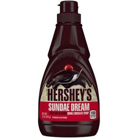 Hersheys Syrup Sundae Dream Double Chocolate, 425 г, фото 2