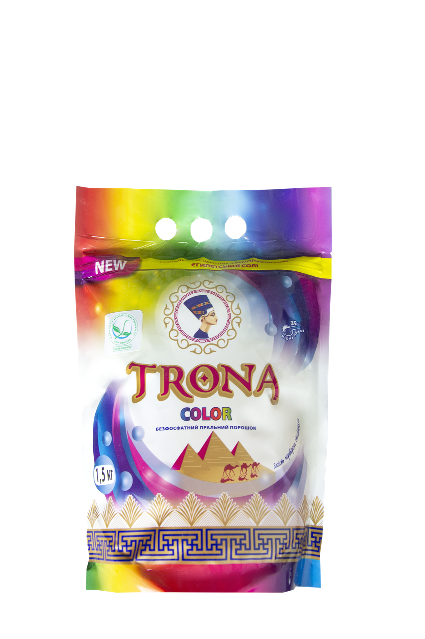 Порошок пральний безфосфатний TRONA Color 2 кг