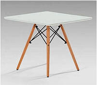 Столик дитячий Алор Small білий квадратний, дизайн Charles Eames 60х60 см висота 44 см, фото 6