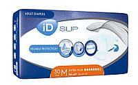 Подгузники для взрослых iD Expert Slip Extra Plus M 80-125 см 30 шт айди эксперт