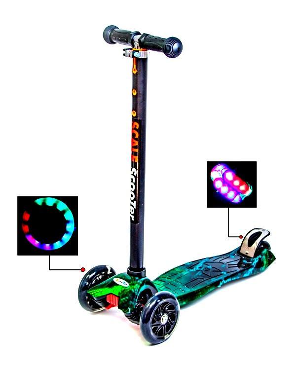 Самокат дитячий MAXI. H20. Блискучі колеса