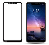 Захисне скло (захист) Full Glue, Full-Screen для Xiaomi Redmi Note 6 Pro (чорний колір)